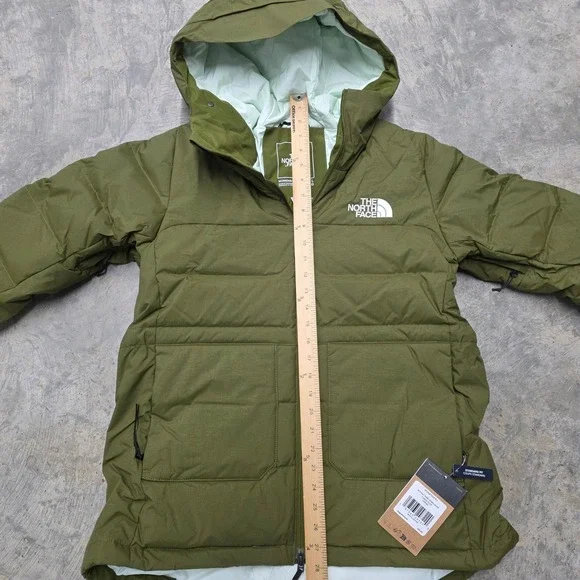 $350 The North Face Womens Forest Olive Down Parka Hooded Large NFOA87XGPB-L - Picture 5 of 8
